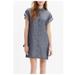 Madewell Dresses | Madewell Chambray Tunic Shirt Dress Xs | Color: Red/White | Size: Xs