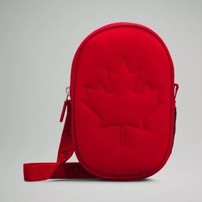 Lululemon Athletica Bags | Lululemon Future Legacy Crossbody Bag Team Canada Crimson Red | Color: Red | Size: Os