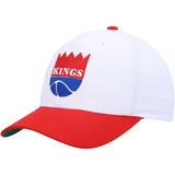 Men's Mitchell & Ness White/Red Sacramento Kings Hardwood Classics Core 2-Tone 2.0 Pro Snapback Hat