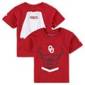Toddler Champion Crimson Oklahoma Sooners Super Hero T-Shirt