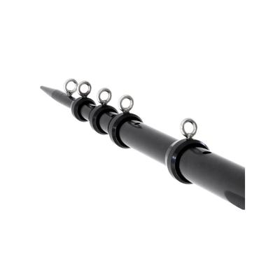 Tigress XD Telescoping Aluminum Outrigger Poles - 18' - 1-1/2" OD - Black 88925-1