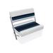 Wise Deluxe Pontoon Flip-Flop Seat Cushions Only White/Navy/Blue Large 8WD125FF-1008