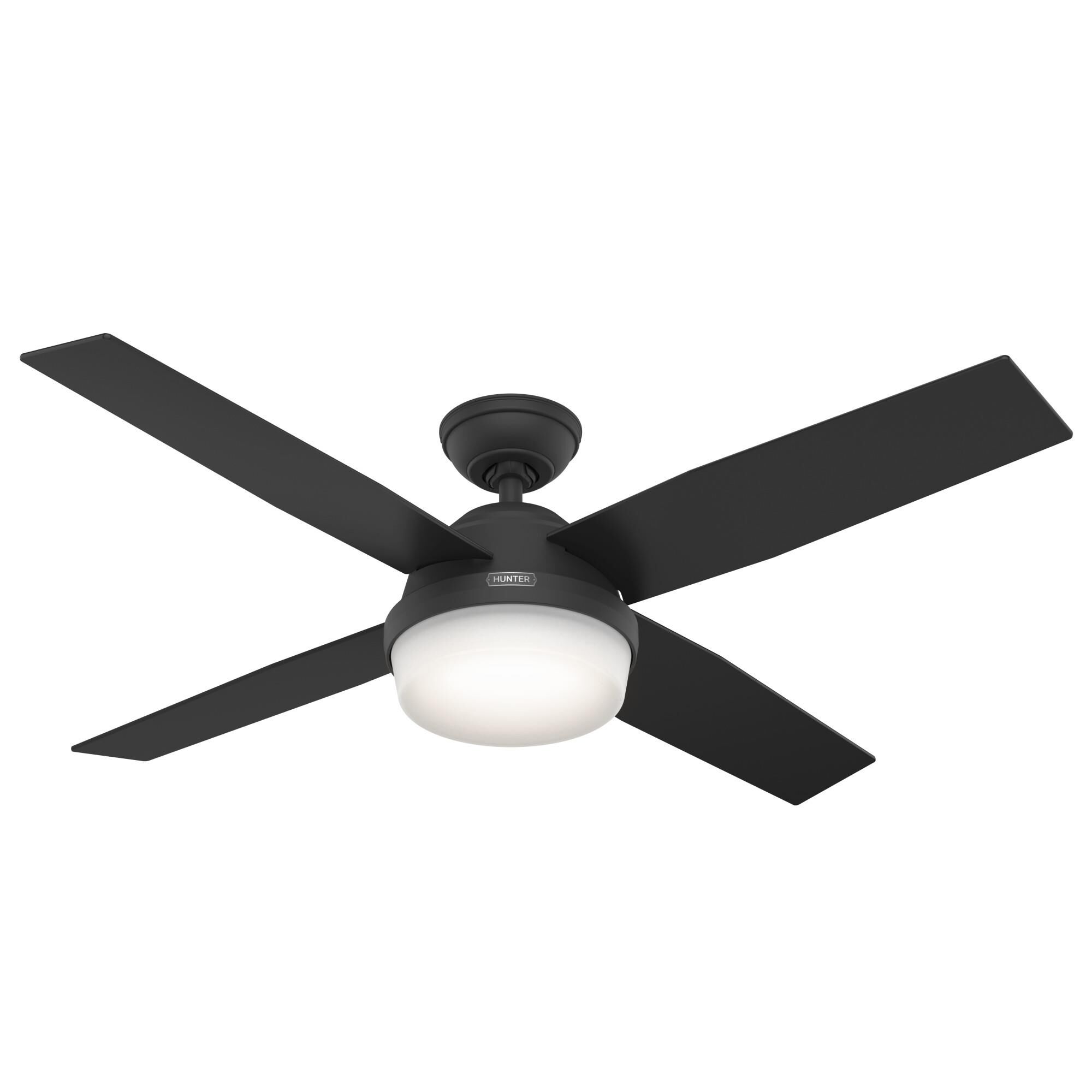 Hunter Fan Dempsey 52 Inch Ceiling Fan with Light Kit - 52388