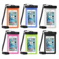 Waterproof Phone Pouch Outdoor Cases 4.7inch 5.5inch Universal Cellphone Bag with Lanyard