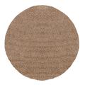 Tapis Rond Shaggy Moderne Beige Foncé Ø 200