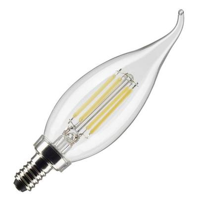 Satco 21305 - 5.5CA10/LED/930/CL/120V/E12 Candle Tip LED Light Bulb