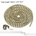 Pull Chain Extension 59.1" Long 0.12" Dia. Beaded Link with Clasp Bronze - 59.1 Inch x 0.12 Inch