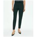 Brooks Brothers Women's The Essential Stretch Wool Slim Crop Pants | Black | Size 0