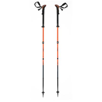 Leki - Sherpa FX Carbon Strong - Trekkingstöcke Länge 125 - 140 cm orange/blau