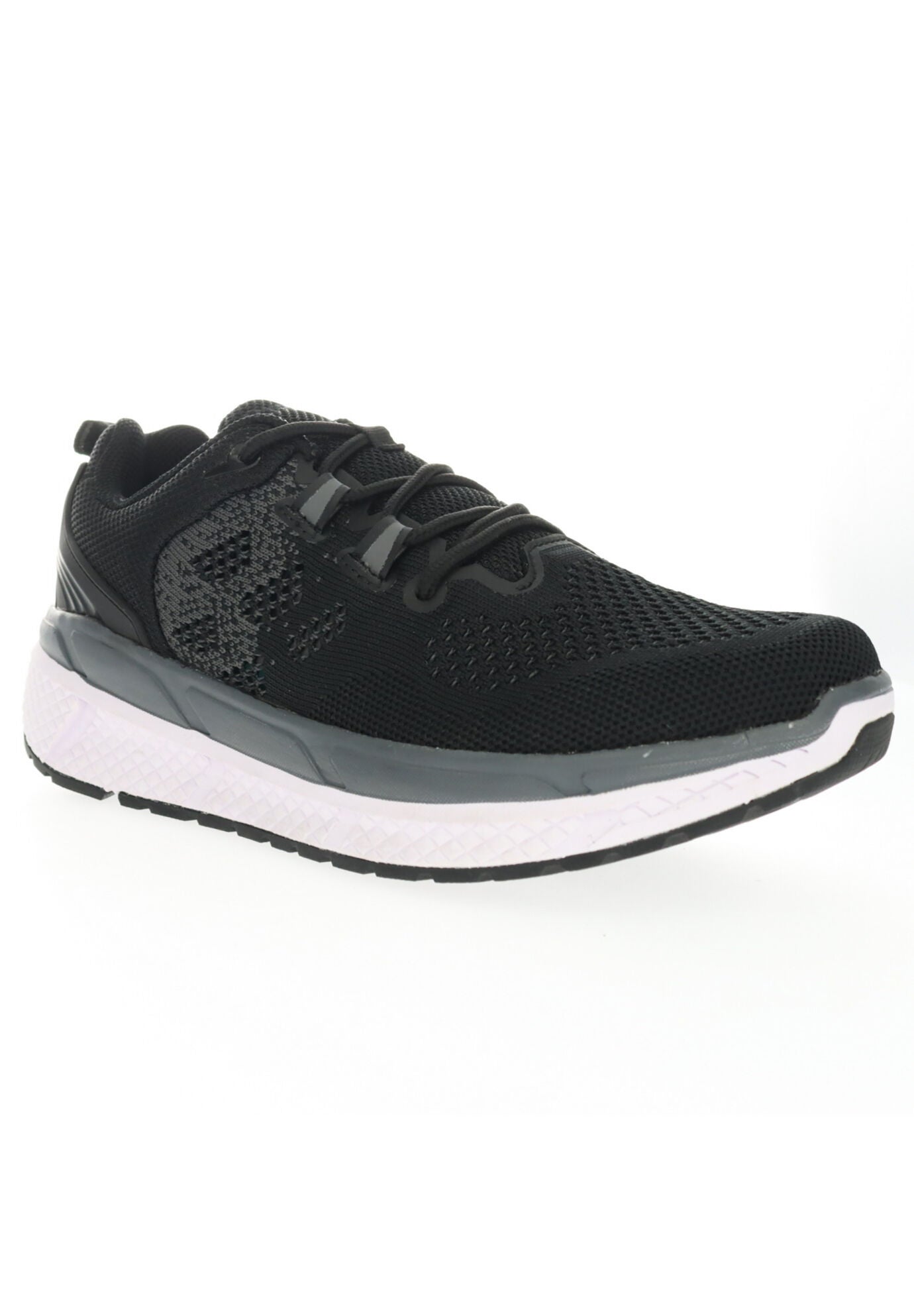 Wide Width Women's Propet Ultra Sneakers by Propet in Black Grey (Size 8 W)