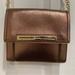 Nine West Bags | Nine West Bronze Metallic Crossbody Bag | Color: Gold | Size: Os