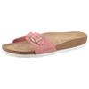 Pantolette ROHDE, Damen, Gr. 39, rosa (altrosa), Veloursleder, klassisch, Schuhe, Keilabsatz, Sommerschuh, Schlappen mit vorgeformtem Softfußbett