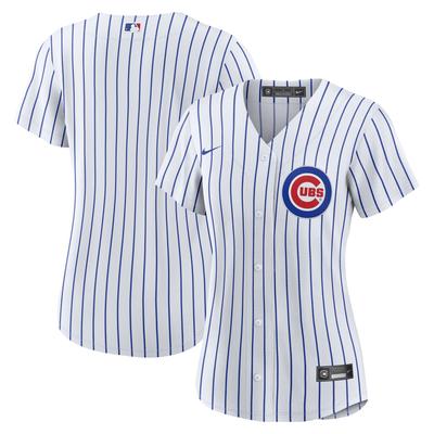 Chicago Cubs Nike Offizielles Replica Heim – Damen Image