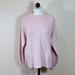 American Eagle Outfitters Sweaters | American Eagle Outfitters Oversized Balloon Sleeve Pink Waffle Knit Sweater Sz S | Color: Pink | Size: S