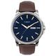 Timex Classic Premium 45mm Herren-Armbanduhr mit Lederband TW2V79200