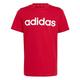 adidas Unisex Kinder T-Shirt (Short Sleeve) U Lin Tee, Better Scarlet/White, IC9970, 164