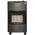 YORKSHIRE HOMEWARE 4.2kw Calor Gas Heater |Portable Cabinet Heaters for Home, Office | Indoor Calor Space Heater with Regulator & Hose | 3 Heating Level Settings | Foldable Design, Black