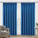 TSARLTD Curtain Blackout Thick 90"x90"Thermal Pencil Pleat Pair Curtains Panel Set of 2 Curtains Super Soft for Bedroom Drop Noise Reduce Curtains for Living (Light Blue, W90 x L90(W229cm x L229cm))