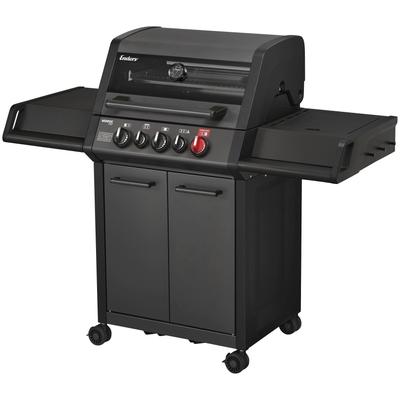 Gasgrill ENDERS "Monroe Pro 3 SIK Turbo Shadow", schwarz (matt graphit), B:143,5cm H:118,5cm T:58cm, Grills, BxH: 143,5x118,5 cm