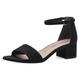 Sandalette TAMARIS "KOLI" Gr. 38, schwarz Damen Schuhe Sandaletten Sommerschuh, Sandale, Blockabsatz, im klassischen Look