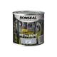 Ronseal - 39189 Direct to Metal Paint Steel Grey Matt 250ml RSLDTMSGM250