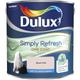 Dulux Retail - Dulux Simply Refresh One Coat Matt Emulsion Paint - 2.5L - Blush Pink - Blush Pink