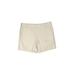 Ann Taylor LOFT Shorts: Ivory Print Bottoms - Women's Size 6 - Stonewash