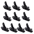 10 Pcs Camping Bâches En Toile Clips Snap Pince Caravane Mâchoire Poignées Tente Auvent Pinces De