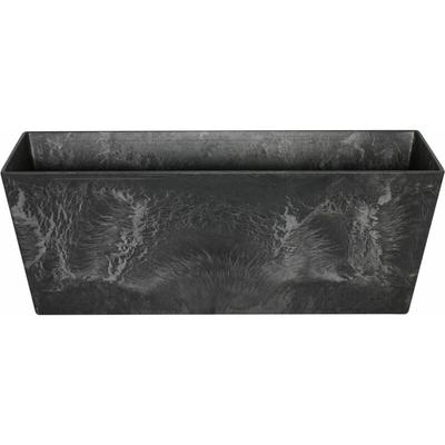 TrendLine Pflanzkasten Ella schwarz 17x17 cm frostsicher Blumenkasten Blumentopf Image