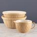 Cane Mixing Bowls & Batter Bowl Set