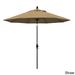 California Umbrella 7.5' Rd. Aluminum/Fiberglass Rib Market Umb, Deluxe Crank Lift/Collar Tilt, Bronze Finish, Olefin Fabric