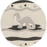 Mark&Day Outdoor Area Rugs 4ft Round Havensville Modern Indoor/Outdoor Beige Area Rug (3 11 Round)