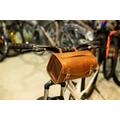 Handmade Leather Motorcycle Saddle Bag Bike Pannier Bag Bicycle Tool Handlebar Frame Gift For Him