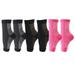 3 Pair Compression Socks for Plantar Fasciitis Achilles Tendonitis Relief - Ankle Compression Sleeve for Heel Spurs Foot Swelling Fatigue & Sprain - Arch Support Brace for Work Gym Sports