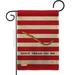 Breeze Decor BD-HS-G-108174-IP-DB-D-US13-BD 13 x 18.5 in. 1st US Navy Jack Burlap Americana Historic Impressions Decorative Vertical Double Sided Garden Flag