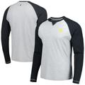 Men's johnnie-O Charcoal/Heather Gray San Diego Padres Alsen Raglan Long Sleeve T-Shirt