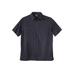 Men's Big & Tall Short-Sleeve Pocket Sport Shirt by KingSize in Carbon (Size 8XL)