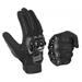 2Pieces Motorcycle Gloves Touchscreen Protection Full Finger Durable Gloves for Men Women Motocross Road Bike Climbing