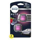 Febreze AUTO Air Freshener Vent Clip Berry Scent 2 Pack .07 ounces fl oz