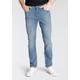 Slim-fit-Jeans MAC "Arne-Pipe light" Gr. 31, Länge 32, blau (light blue authentic wash) Herren Jeans Slim Fit
