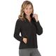 Fleecejacke TRIGEMA "TRIGEMA Taillierte Fleecejacke" Gr. S, schwarz Damen Jacken Sportjacken