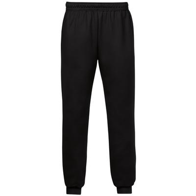 Sweathose TRIGEMA "TRIGEMA Jogginghose", Damen, Gr. 5XL, US-Größen, schwarz, 70% Baumwolle, 30% Polyester, sportlich, Hosen Image