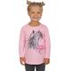 T-Shirt TRIGEMA "TRIGEMA mit niedlichem Pferde-Motiv" Gr. 152, rosa (rosé) Kinder Shirts Langarmshirts