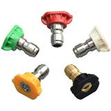 Pressure Washer Spray Nozzle Tips 1/4 Degree Quick Connect Multi Degree Pressure Washer Parts