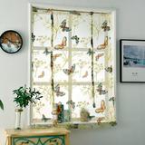 RnemiTe-amo Dealsï¼�Curtain Drapes Rod Lift Kitchen And Bathroom Window Curtains Butterfly Flower Sheer Curtains