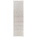 Mark&Day Area Rugs 2x8 Portici Global Light Gray Runner Area Rug (2 6 x 8 )