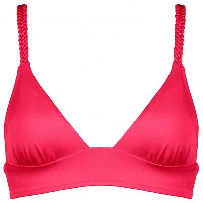 Watercult - Women's Makramé Love Bikini Top 7039 - Bikini-Top Gr 36 - Cup: C rosa/rot Image