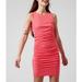 Athleta Dresses | Athleta Pink Coral Ruched Bodycon Lined Stella Dress | Color: Pink | Size: Various