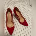 Jessica Simpson Shoes | Jessica Simpson Red Suede Shoes | Color: Red | Size: 6.5