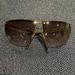 Gucci Accessories | Gucci Vintage Women’s Sunglasses. Brown With Gold Accents And Gg Crystal Logo | Color: Brown | Size: Os